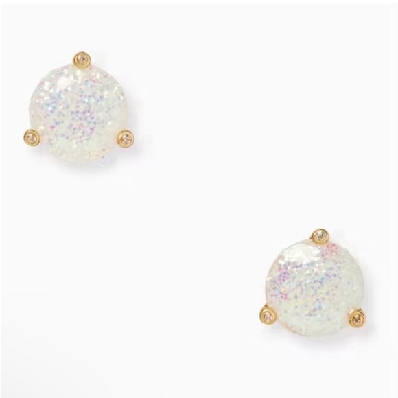kate spade Jewelry - Kate Spade Rise and Shine Stud Earrings in Opal Glitter NWT
